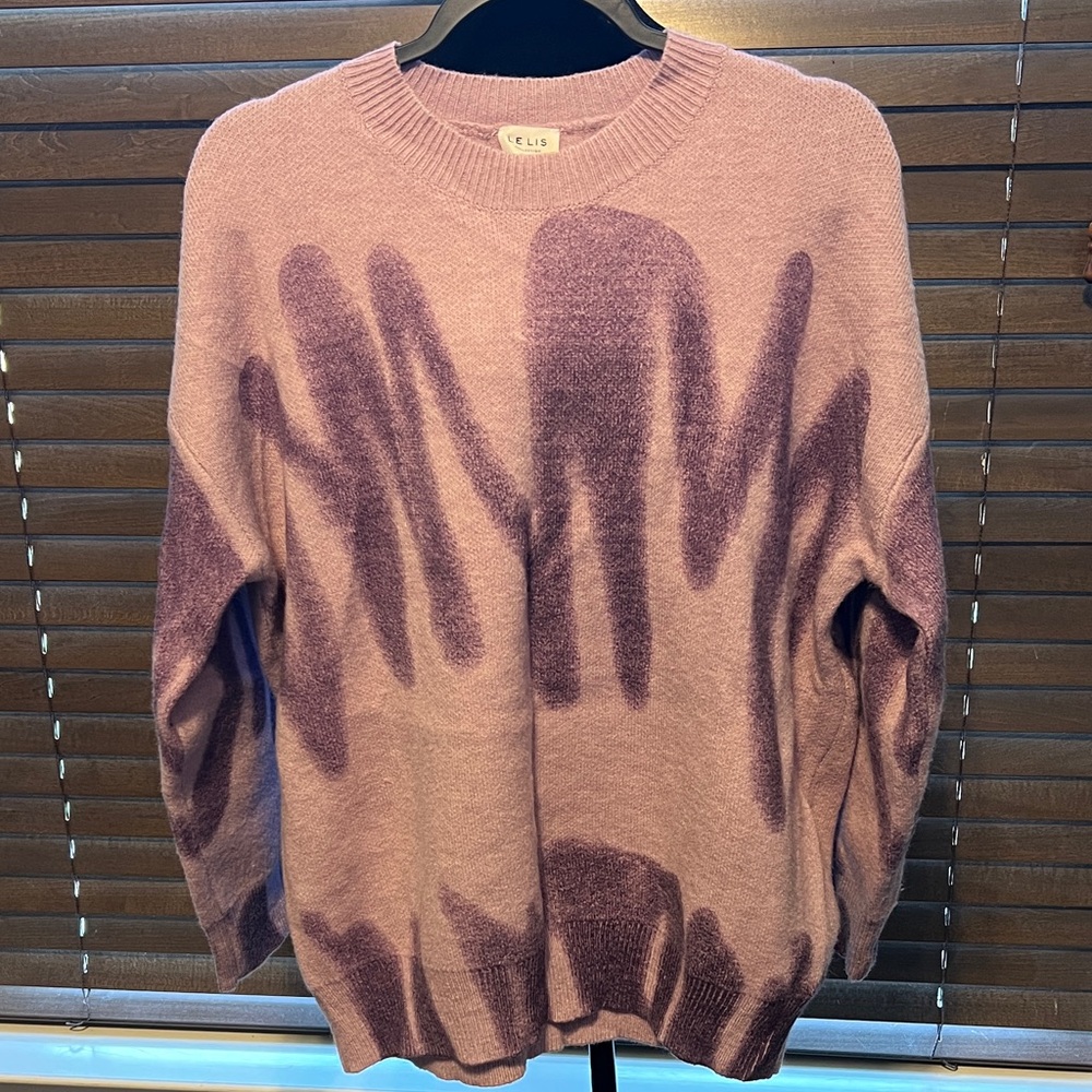 Le Lis Lavender Knit Sweater